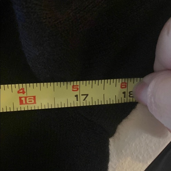 Apt 9 Black Short Sleeve dress with Lace Hem - Picture 8 of 9